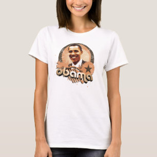 Obama guld tee shirt