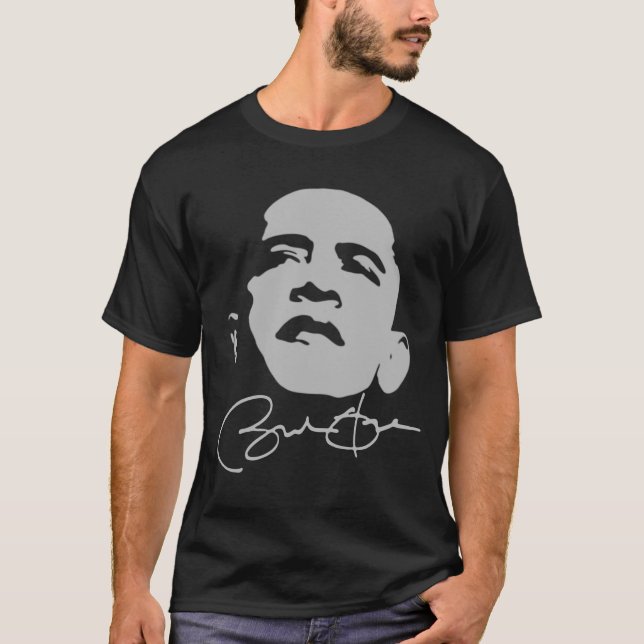 Obama häfteT-tröja Tee Shirt (Framsida)