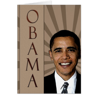 Obama Hälsningskort