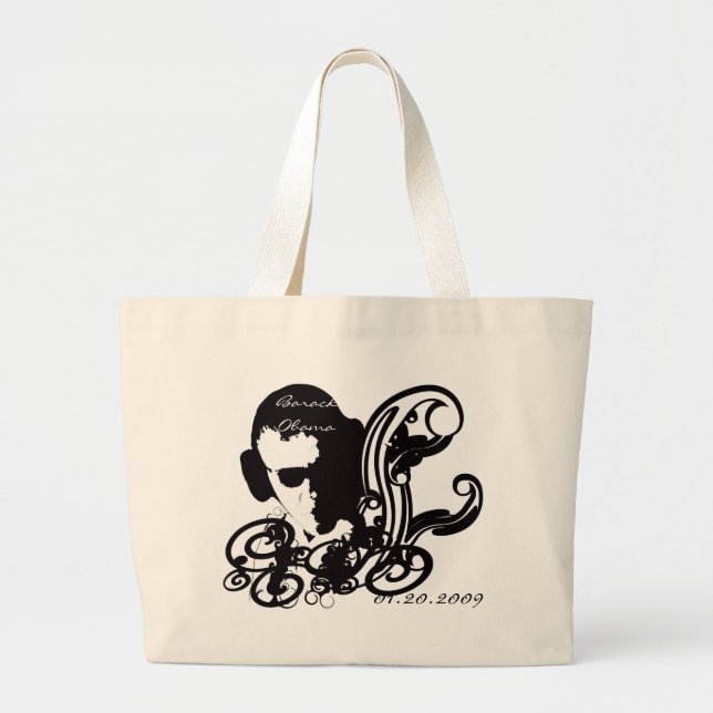 Obama HandBag Jumbo Tygkasse (Framsidan)