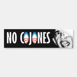 Obama har ingen Cojones Bildekal
