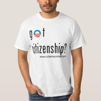 Obama harmedborgarskap? t shirt