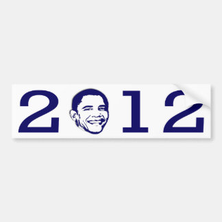 Obama Head bildekal 2012