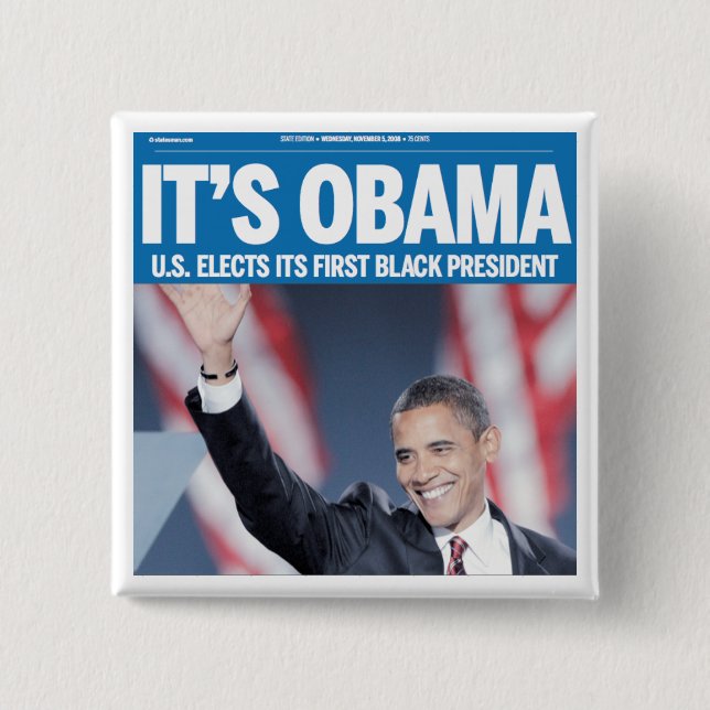Obama Headline Button Knapp (Framsida)