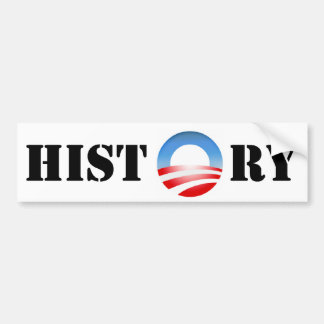 Obama historia bildekal