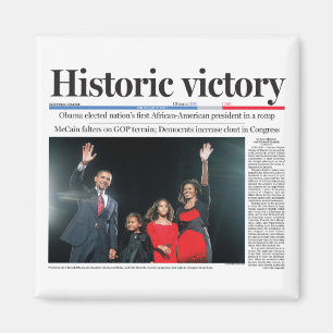 Obama: Historisk segermagnet Magnet