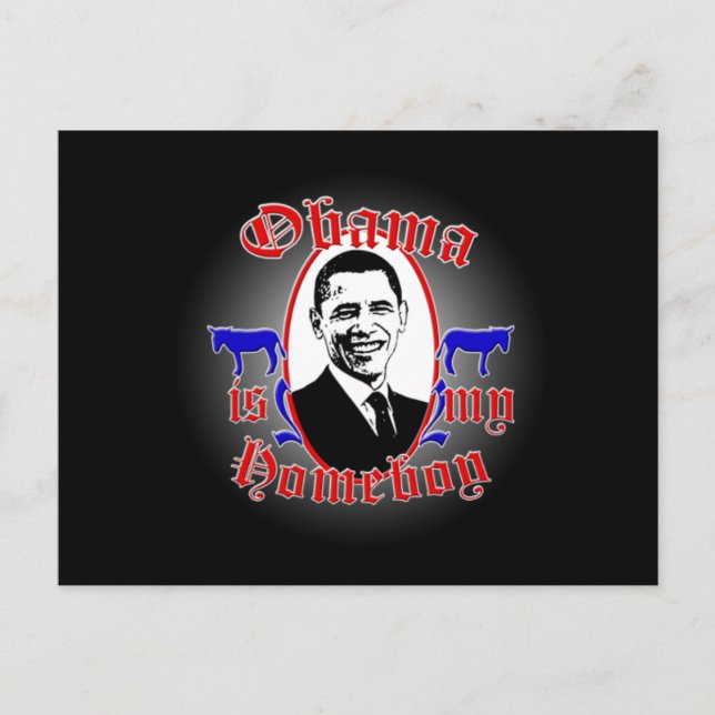 Obama_Homeboy_Mag2 Vykort (Framsida)