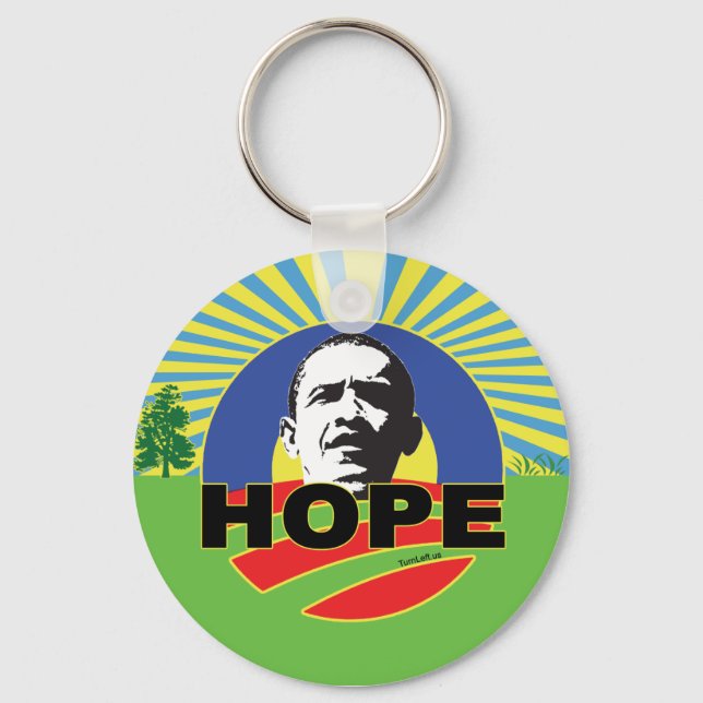 OBAMA HOPE NYCKELRING (Framsida)