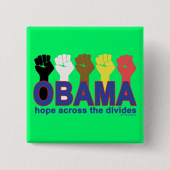 OBAMA HOPE ÖVER DIVIDERNA KNAPP (Framsida)