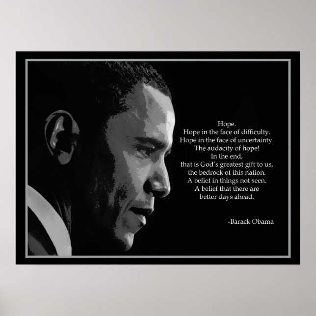 Obama-Hope-Poster Poster (Framsidan)
