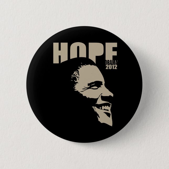Obama hopp 2012 knäppas knapp (Framsida)