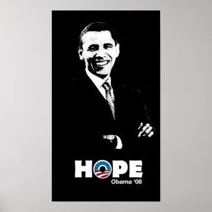Obama: Hoppaffisch vid Budi Poster