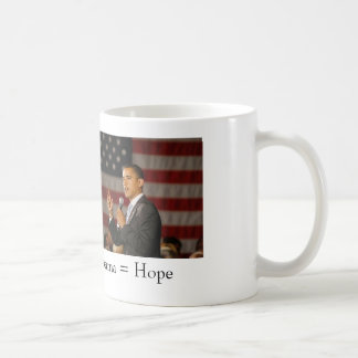 Obama = hoppmugg kaffemugg