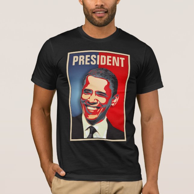 Obama - HOPPSEGRAR! - Anpassaderubrik T Shirt (Framsida)