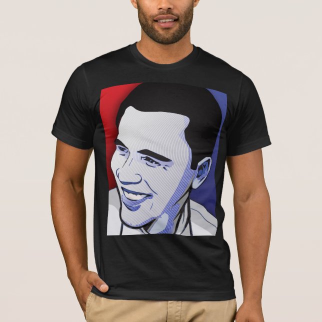 Obama - HOPPSEGRAR! - Skräddarsy Tee (Framsida)