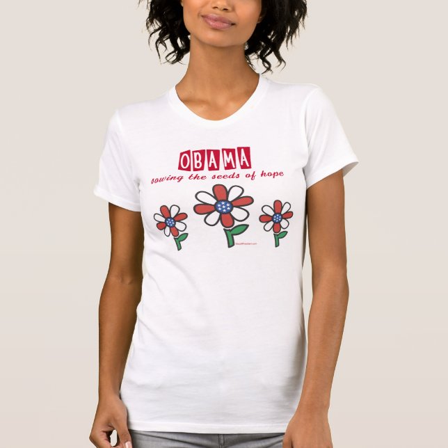 Obama hoppT-tröja T-shirt (Framsida)