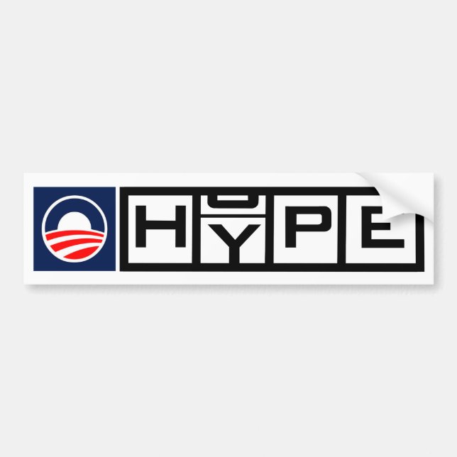 Obama HYPE Bildekal (Framsidan)