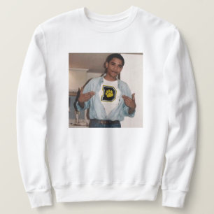 Obama i en DPU-Shirt Lång Ärmad Tröja