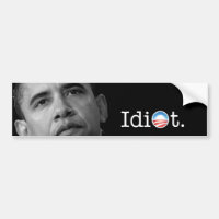 Obama "idiot" bildekal!