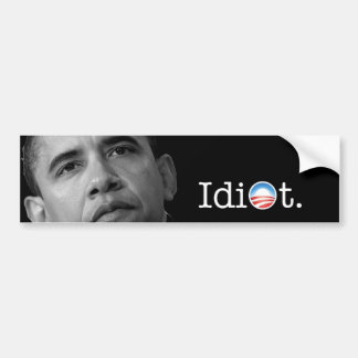 Obama "idiot" bildekal! bildekal