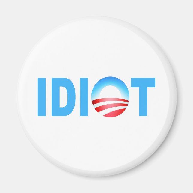OBAMA IDIOT MAGNET (Framsidan)