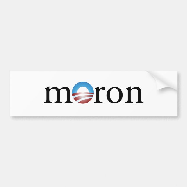 Obama idiotbildekal bildekal (Framsidan)