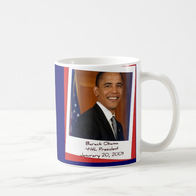 Obama Inaguration souvenirmugg 2009 Kaffemugg (Höger)