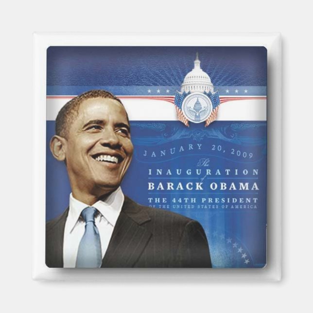 Obama inaugaral Fridge magnet (Framsidan)