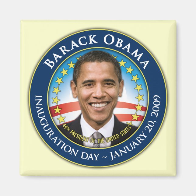 Obama Inaugural Magnet (Framsidan)