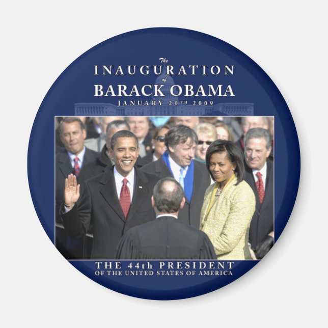 Obama Inauguration Photo Magnet (Framsidan)