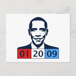 Obama Inauguration Vykort