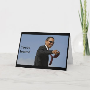 Obama-inbjudningar Inbjudan