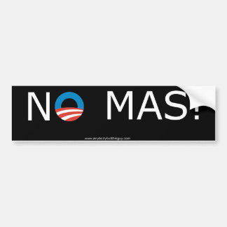 Obama ingen Mas! Bildekal