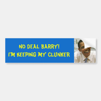 obama, Inget avtal Barry! Jag behåller min SKROTBI Bildekal