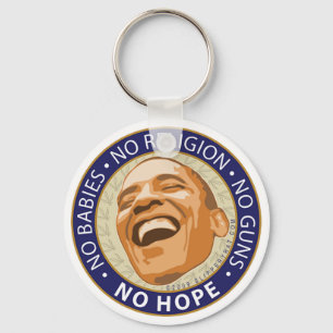 Obama "inget hopp" Keychain Nyckelring