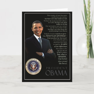 Obama inspirationkort kort