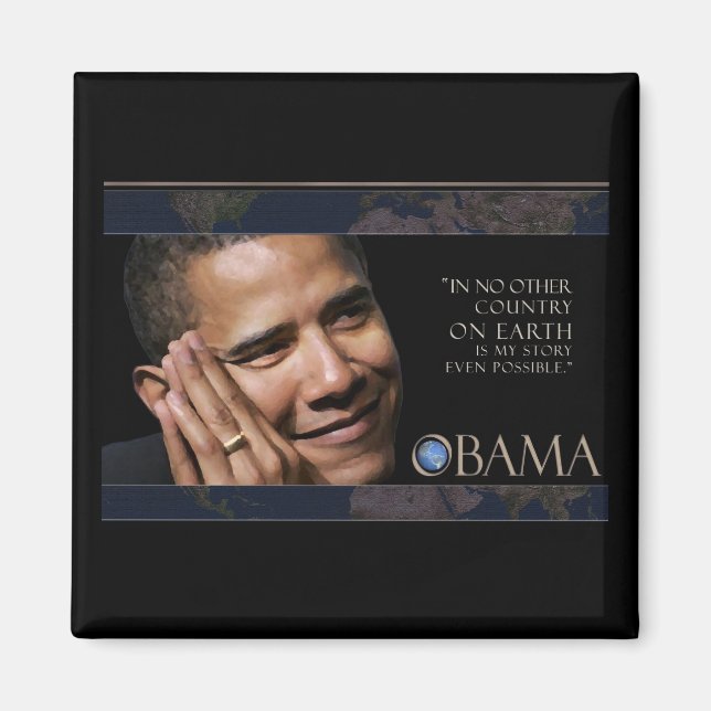Obama inspirationsoffert magnet (Framsidan)