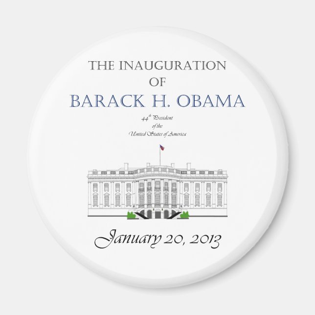 Obama-installationen 2013 magnet (Framsidan)