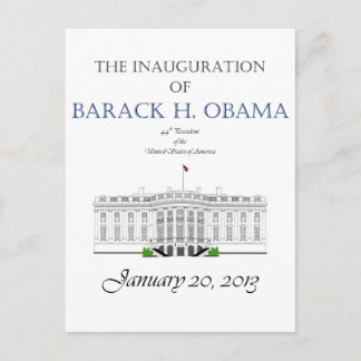 Obama-installationen 2013 vykort