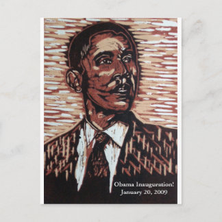 Obama-installationen! 20 januari 2009 vykort