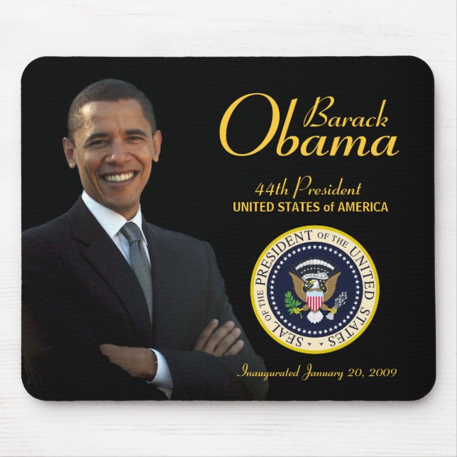 Obama-installationen Souvenir Mousepad Musmatta (Framsidan)