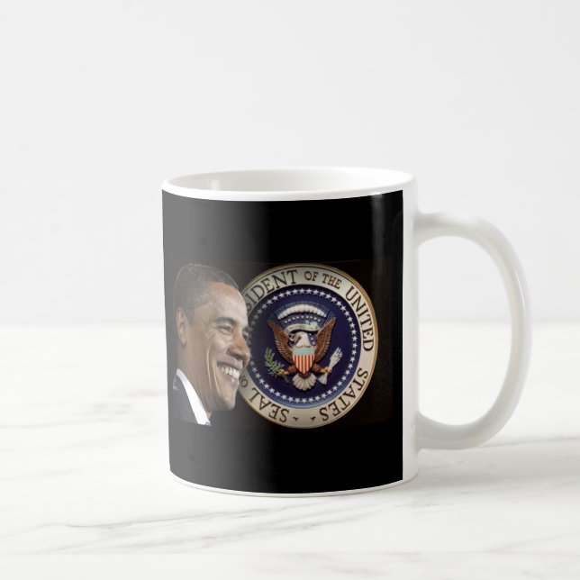 Obama invigningminnessak kaffemugg (Höger)