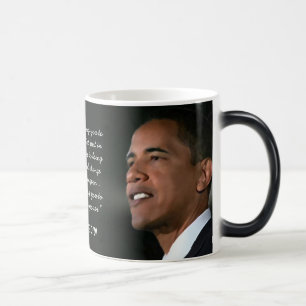 Obama invigningmugg magisk mugg