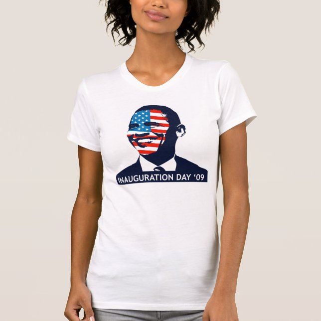 Obama invigningT-tröja T-shirt (Framsida)