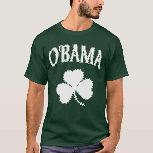 Obama Irish Shamrock Tröja (Framsida)