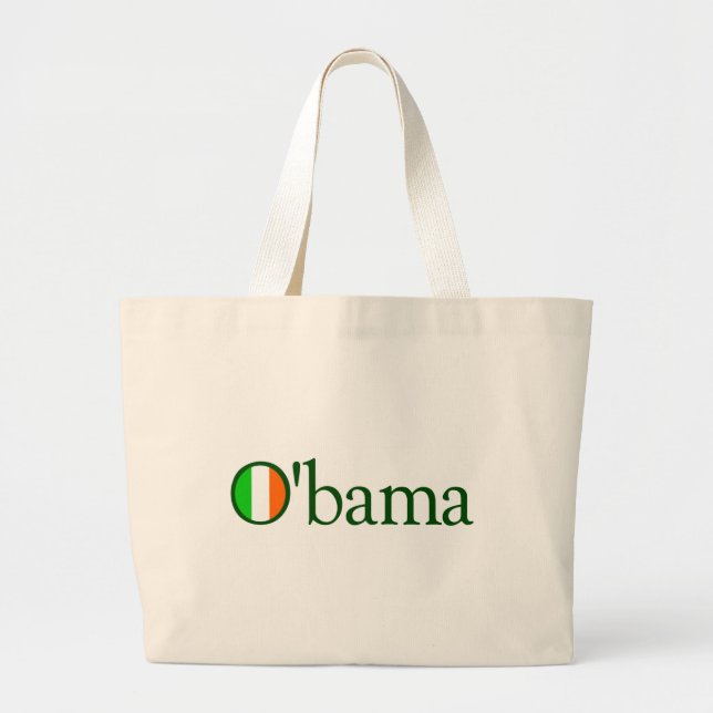 Obama irländare jumbo tygkasse (Framsidan)