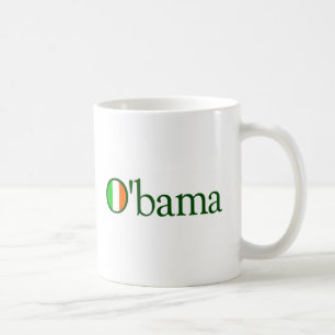 Obama irländare kaffemugg