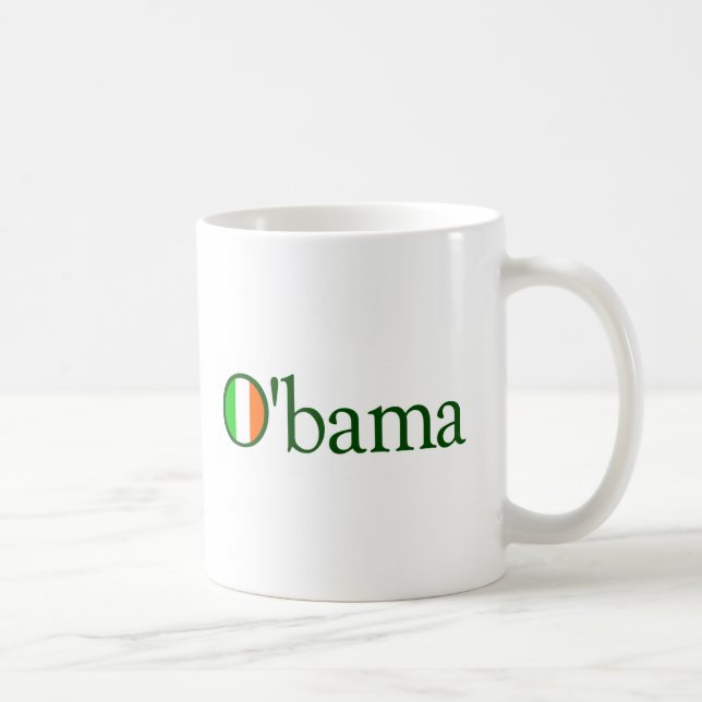 Obama irländare kaffemugg (Höger)