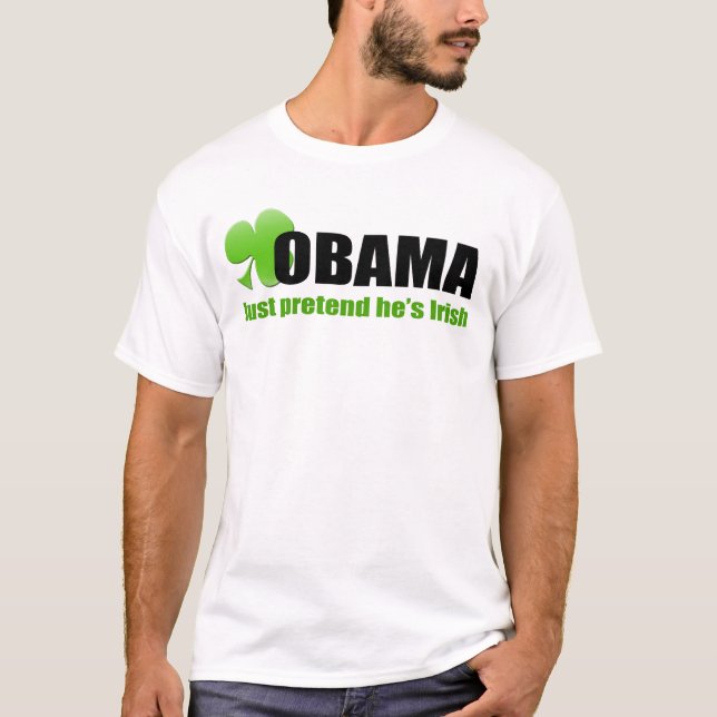 Obama irländareT-tröja Tröja (Framsida)