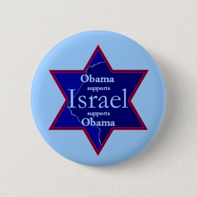 Obama ISRAEL-knapp Knapp (Framsida)